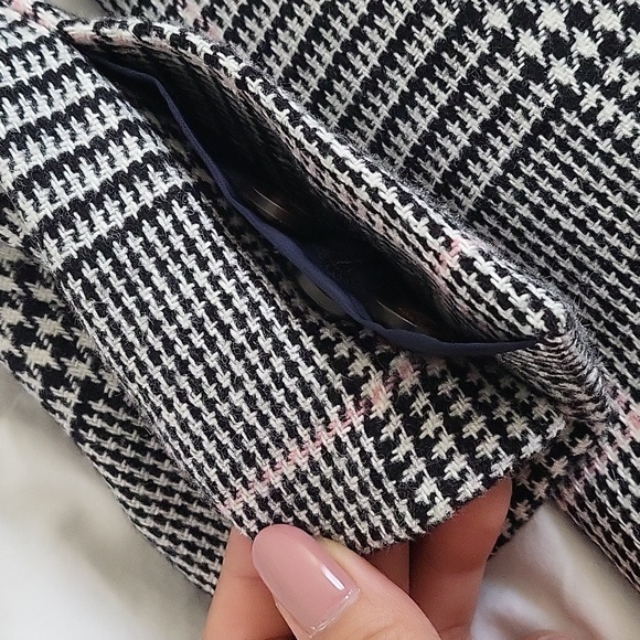 Jcrew houndstooth plaid wool blazer - Picture 3 of 9